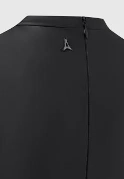 Matte Vegan Leather Tee Bodysuit