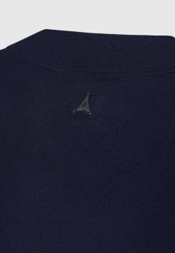 Merino Wool Long Sleeve Revere Polo Shirt