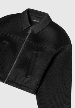 Mesh Bomber Jacket