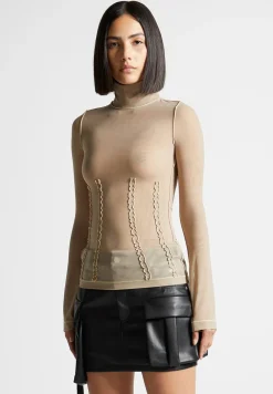 Mesh Double Layer Top