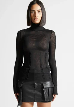 Mesh Double Layer Top