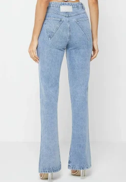 Mid Rise Flared Jeans