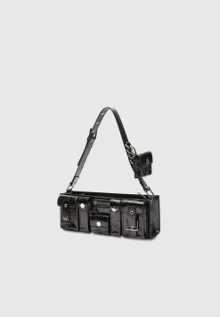 Multi Cargo Pocket Bag Chrome
