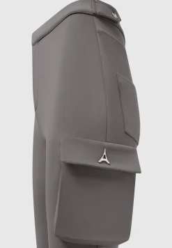 Neoprene Cargo Fit And Flare Leggings