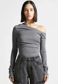 Neoprene Gathered Bodysuit