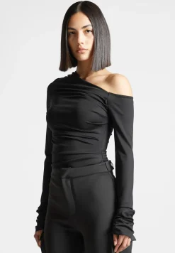 Neoprene Gathered Bodysuit