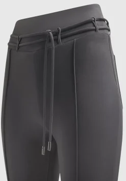 Neoprene Tie Detail Leggings
