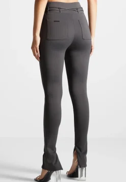 Neoprene Tie Detail Leggings