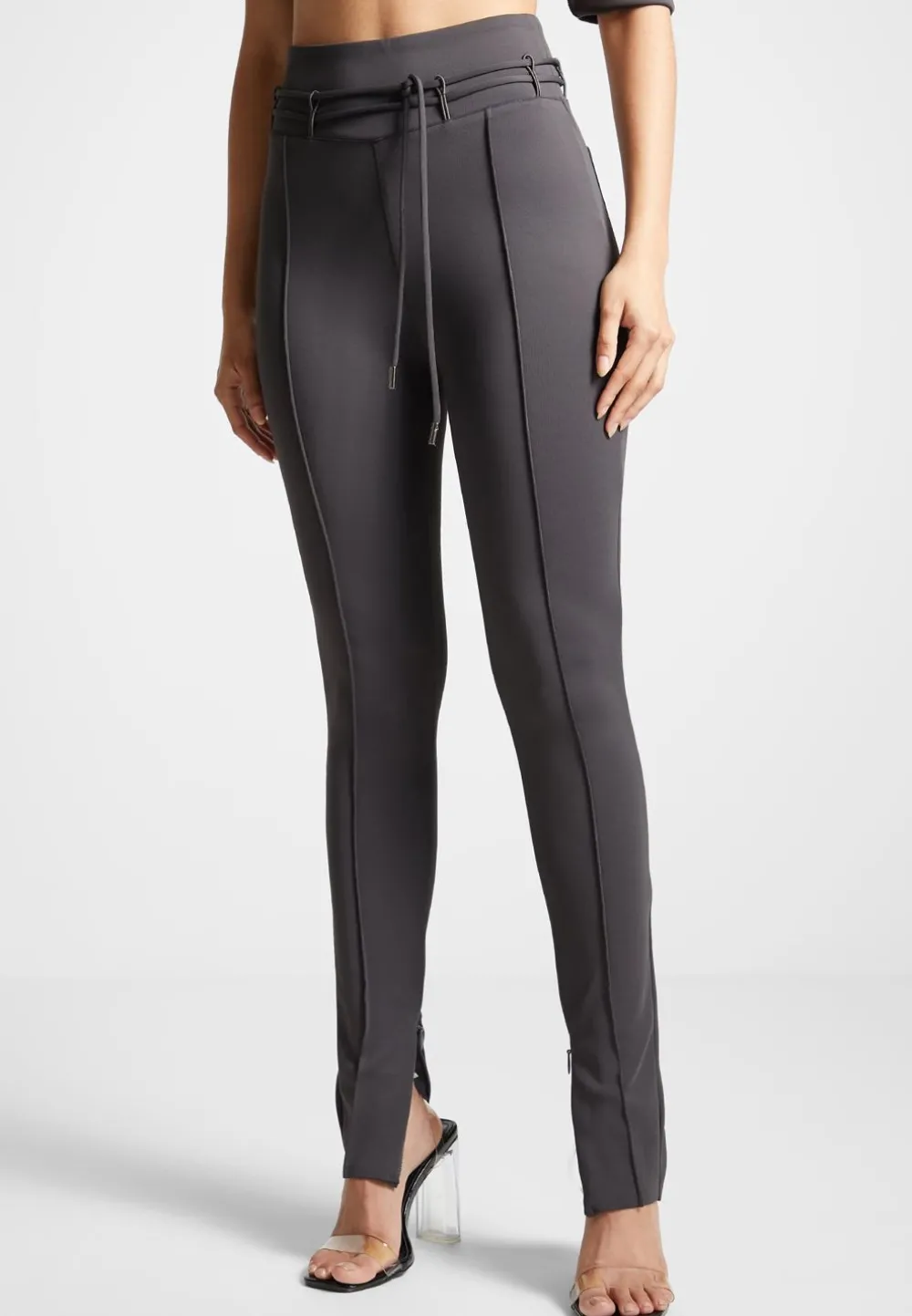 Neoprene Tie Detail Leggings