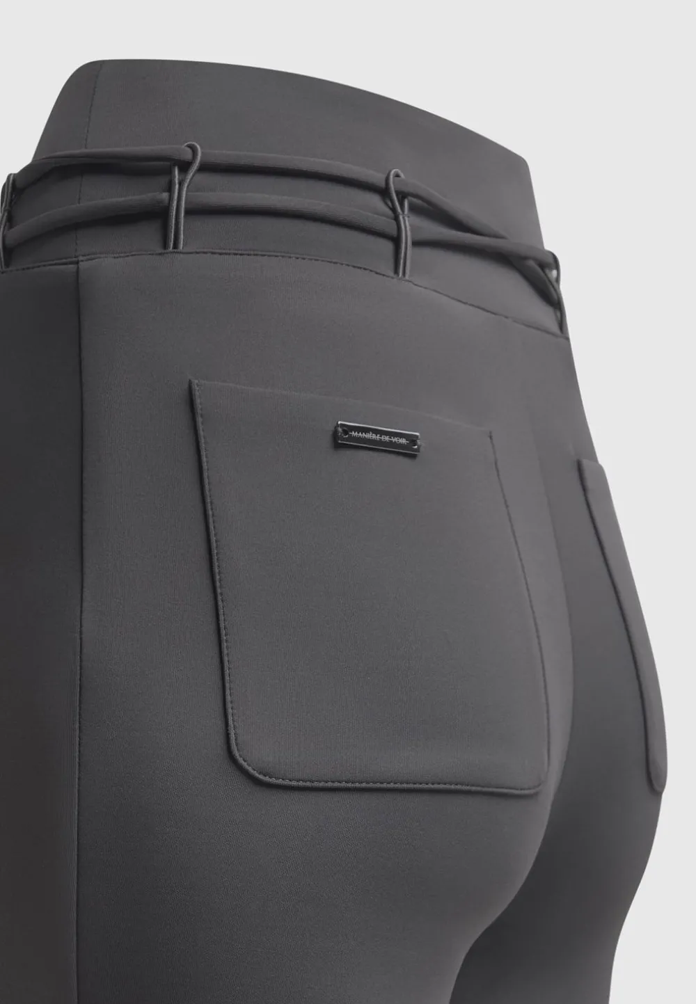 Neoprene Tie Detail Leggings