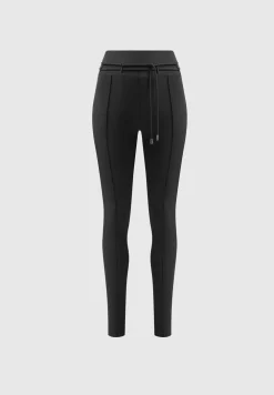 Neoprene Tie Detail Leggings