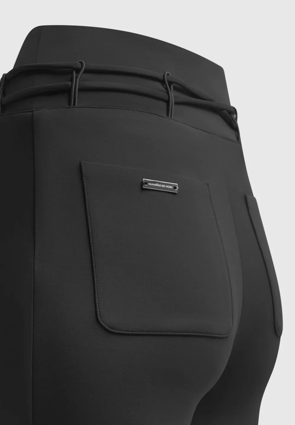 Neoprene Tie Detail Leggings