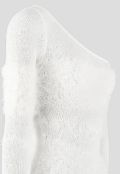 Off Shoulder Knitted Maxi Dress