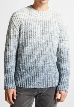 Ombre Chunky Knit Jumper - Off