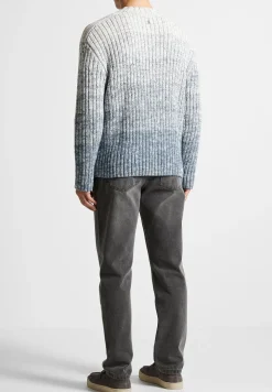 Ombre Chunky Knit Jumper - Off