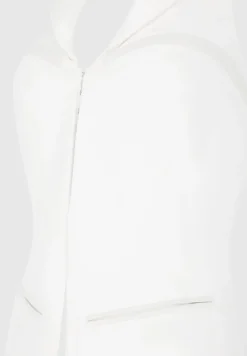 Open Back Waistcoat With Vegan Leather