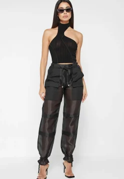 Organza Cargo Trousers