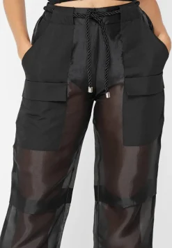 Organza Cargo Trousers