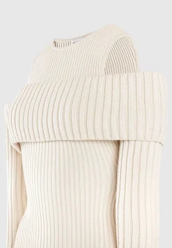 Overlay Knitted Midaxi Dress