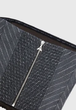 Pinstripe Bandeau Corset Top