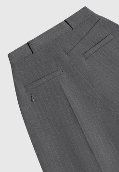 Pinstripe Tailored City Shorts