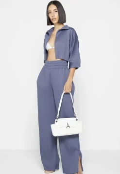 Pleated Cropped Shirt