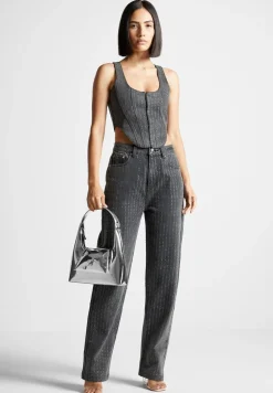 Puffer Shoulder Bag - Silver