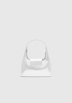 Puffer Shoulder Bag - Silver