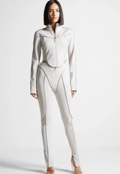 Reflective Piped Leggings