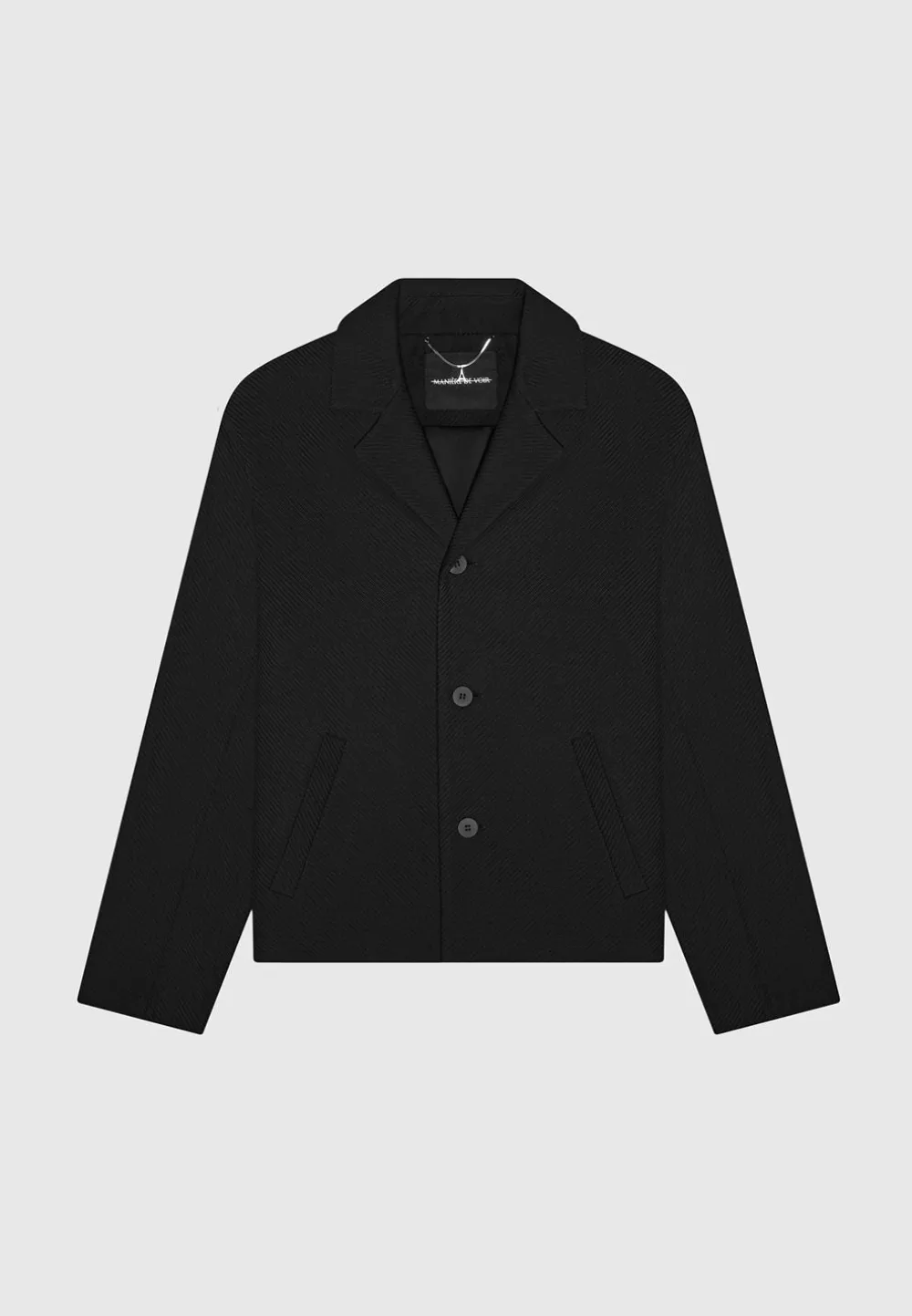 Revere Collar Twill Jacket