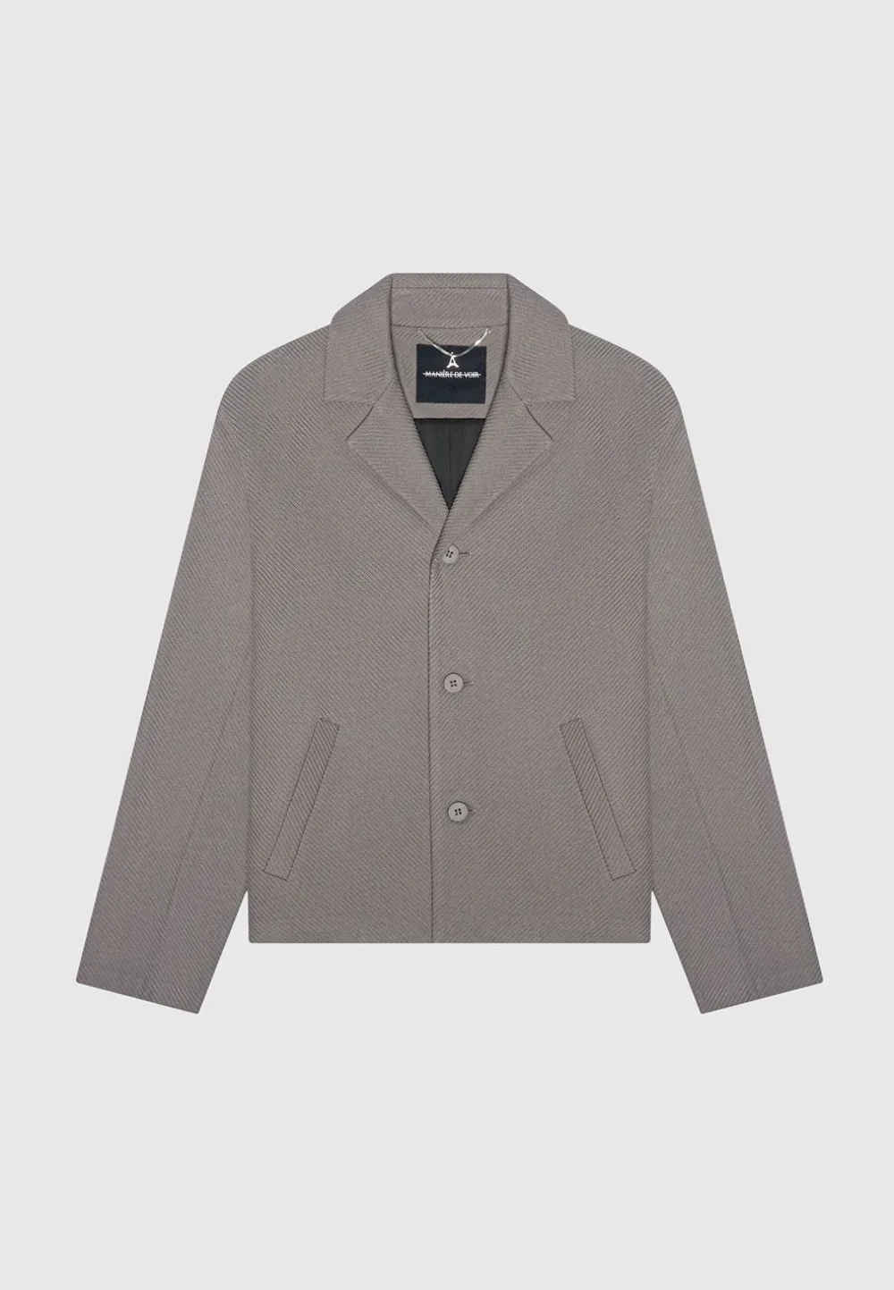Revere Collar Twill Jacket