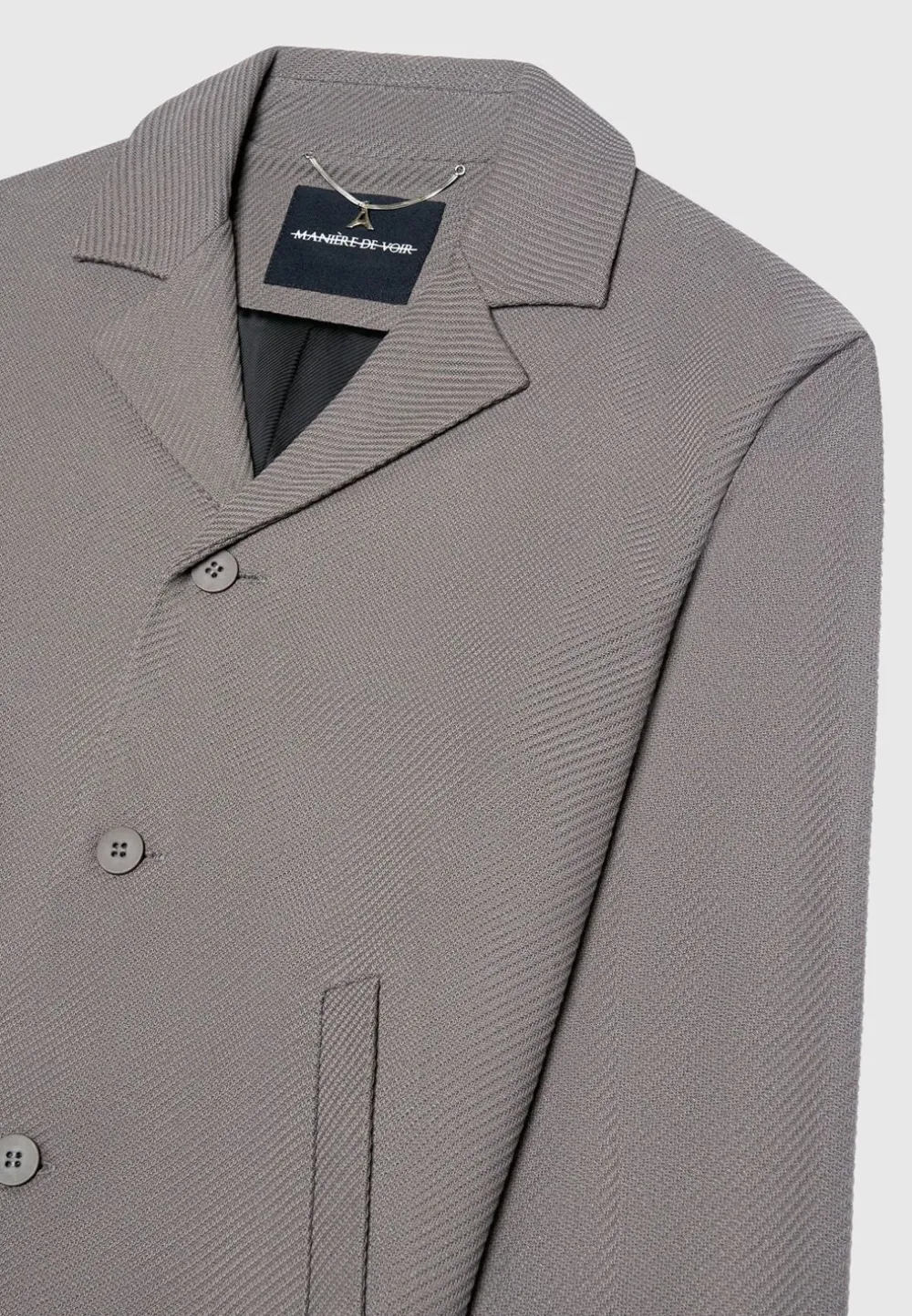 Revere Collar Twill Jacket