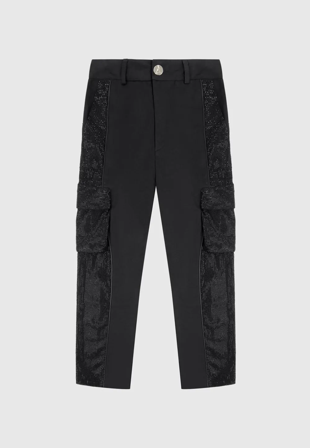 Rhinestone Contour Cargo Pants