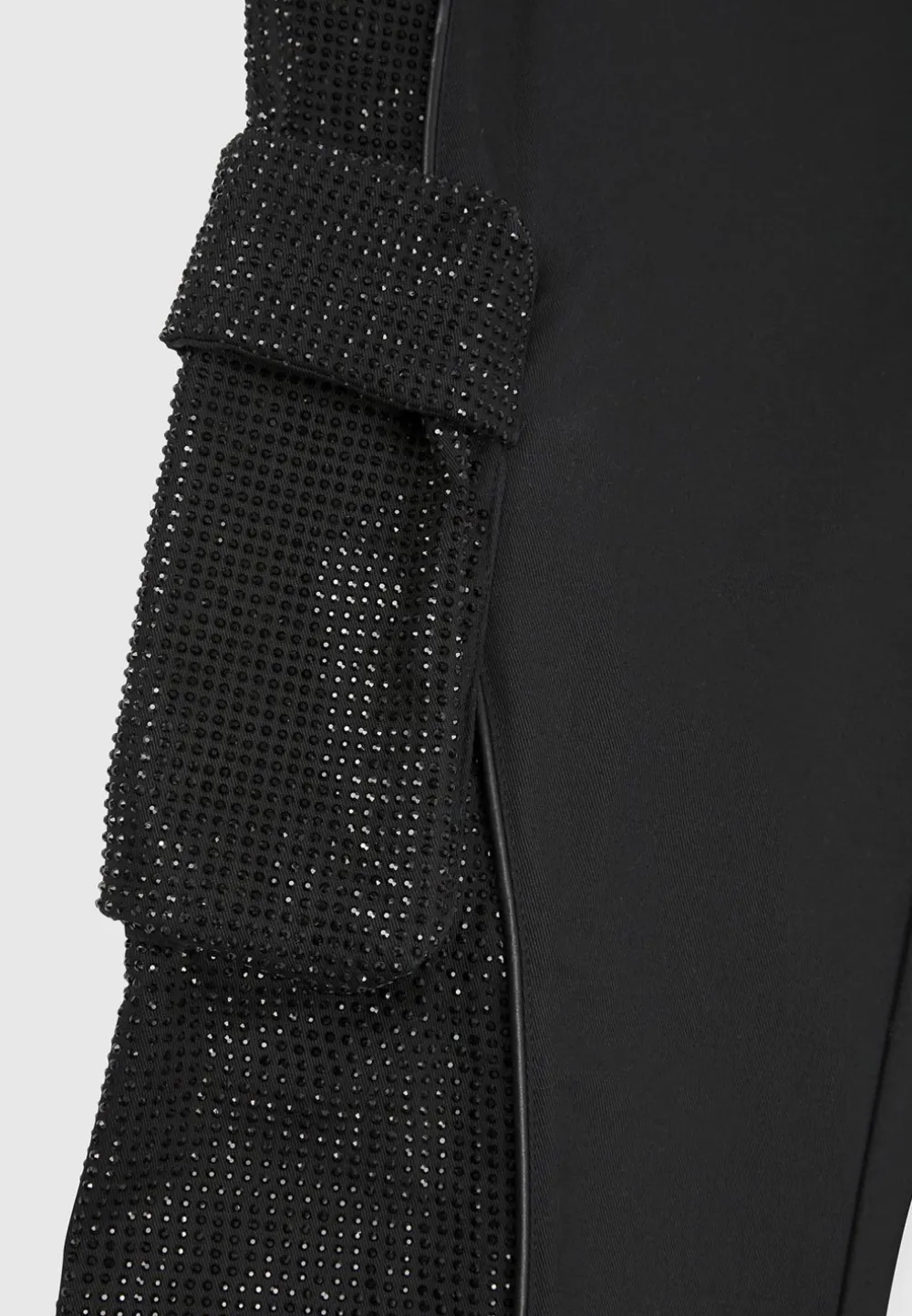 Rhinestone Contour Cargo Pants