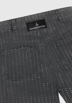 Rhinestone Mom Jeans