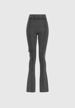 Ribbed Flared Leggings