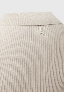 Ribbed Knit Long Sleeve Playsuit