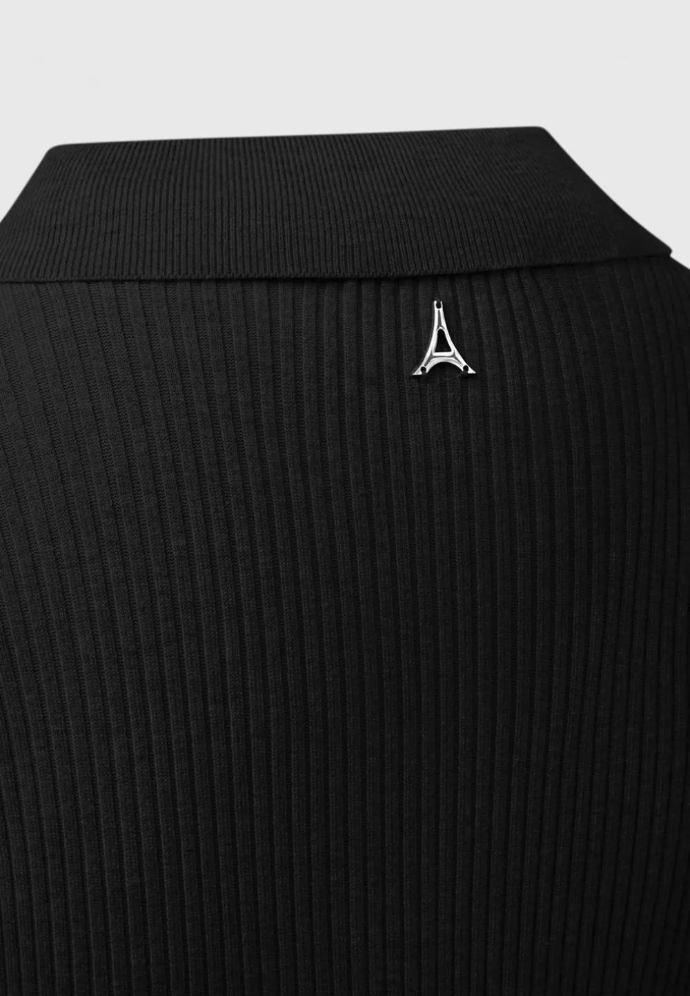 Ribbed Knit Long Sleeve Playsuit