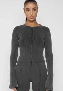 Ribbed Long Sleeve Top