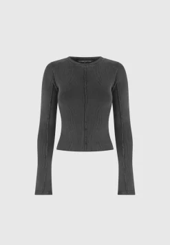 Ribbed Long Sleeve Top