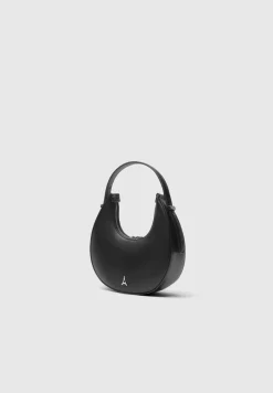 Round Vegan Leather Bag