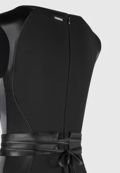 Satin Contour Flared Jumpsuit