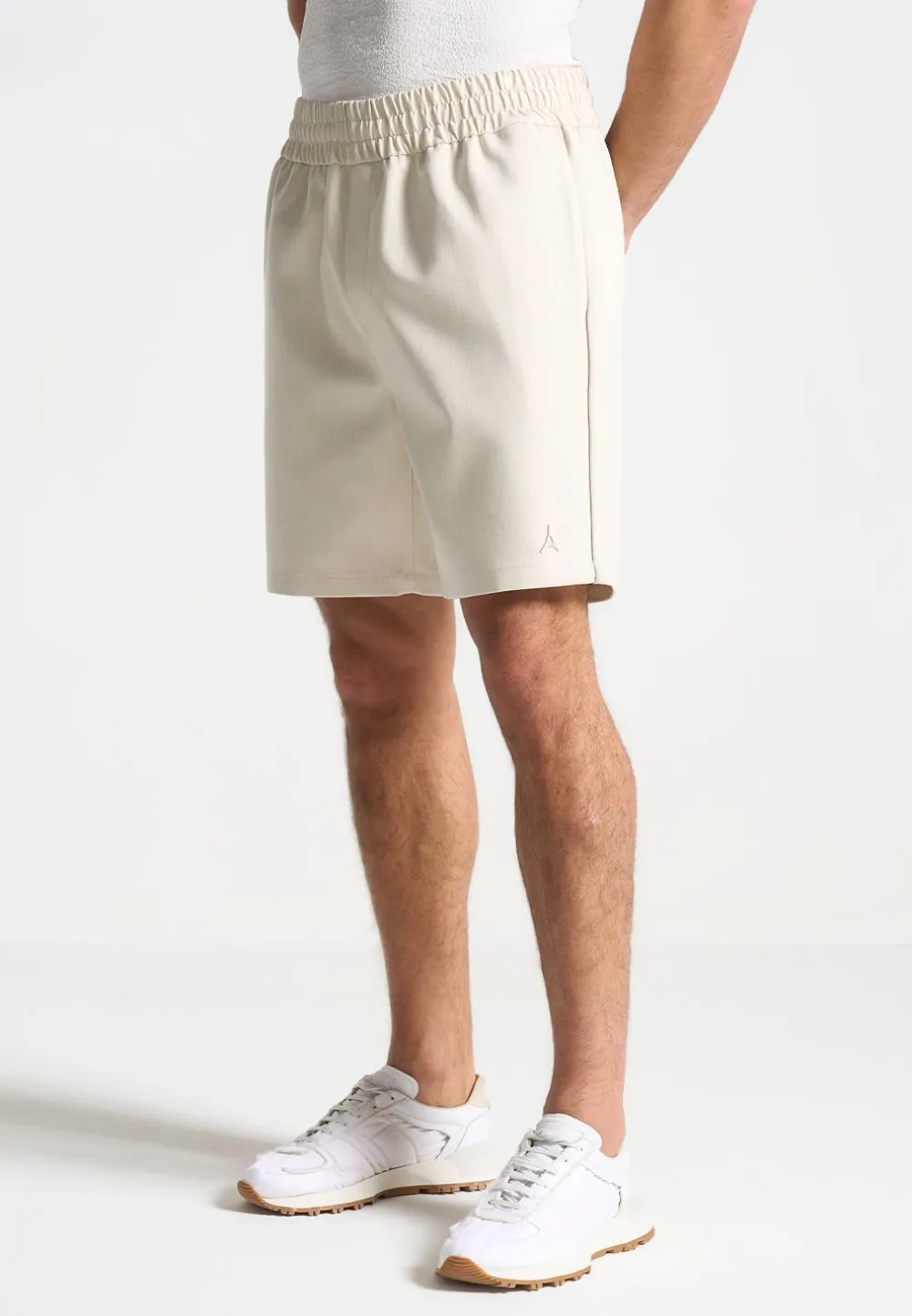 Signature Baseball Shorts - Beige