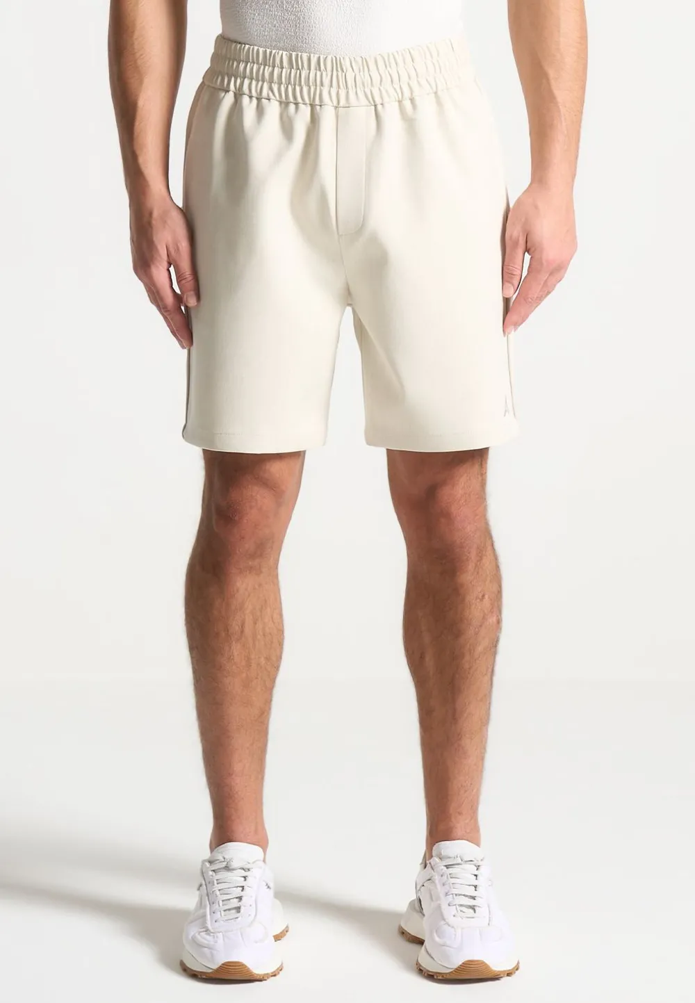Signature Baseball Shorts - Beige