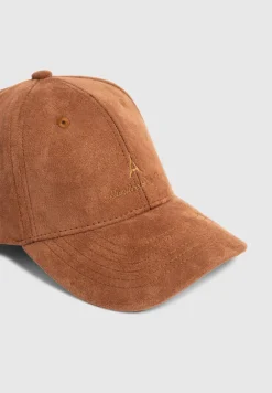 Signature Suede Cap - Tan