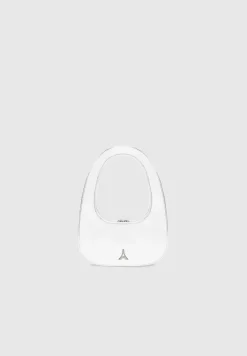 Structured Handbag Chrome