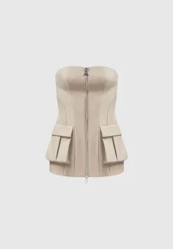 Tailored Longline Bandeau Top