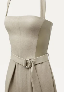 Tailored Pleat Jumpsuit With Belt