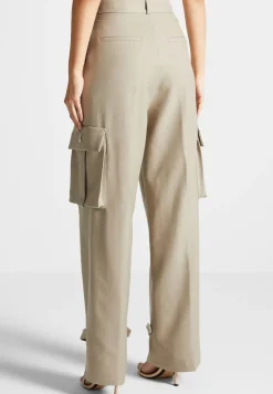 Tailored Pleated Cargo Trousers