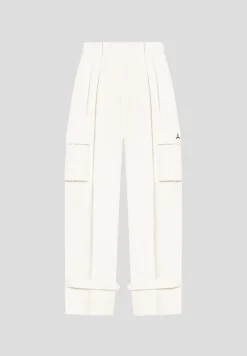 Tailored Pleated Cargo Trousers